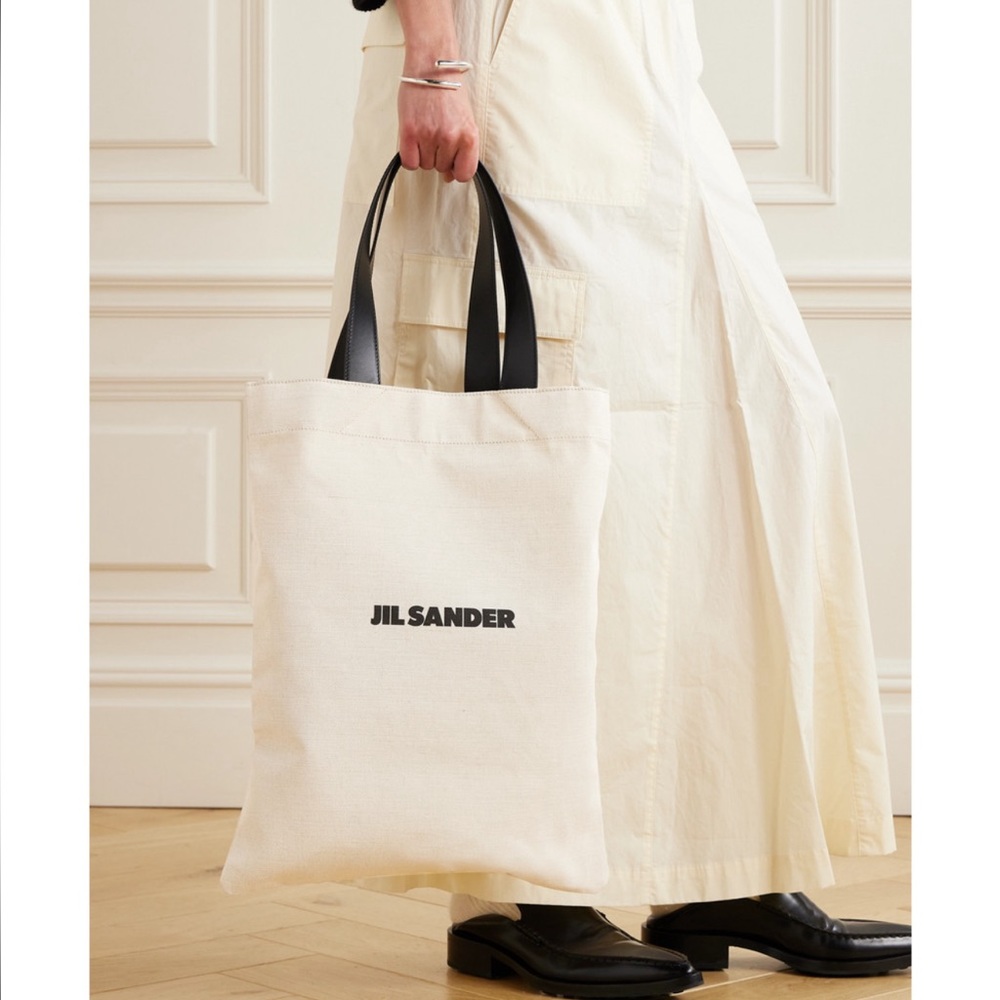NWOT Jil Sander Logo Tote Bag
